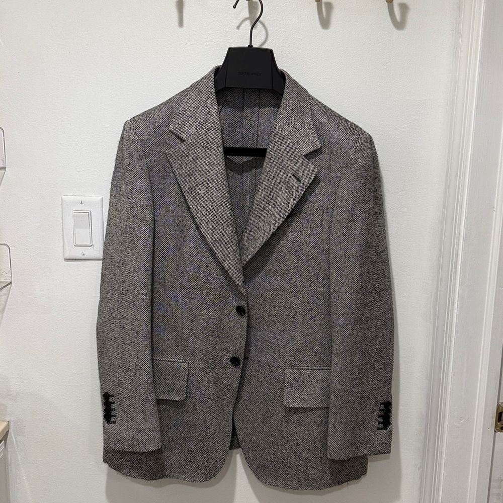 Gray Wool Blazer